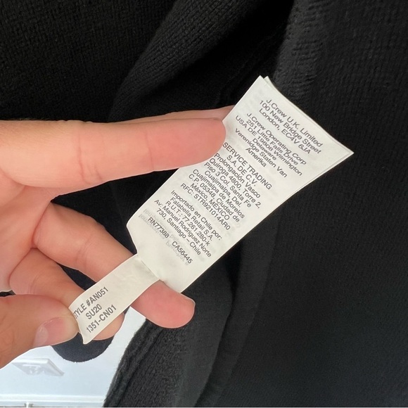 J. Crew Factory Vanessa sweater-jacket black - Picture 11 of 11